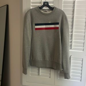 Moncler gray sweater size small s/m